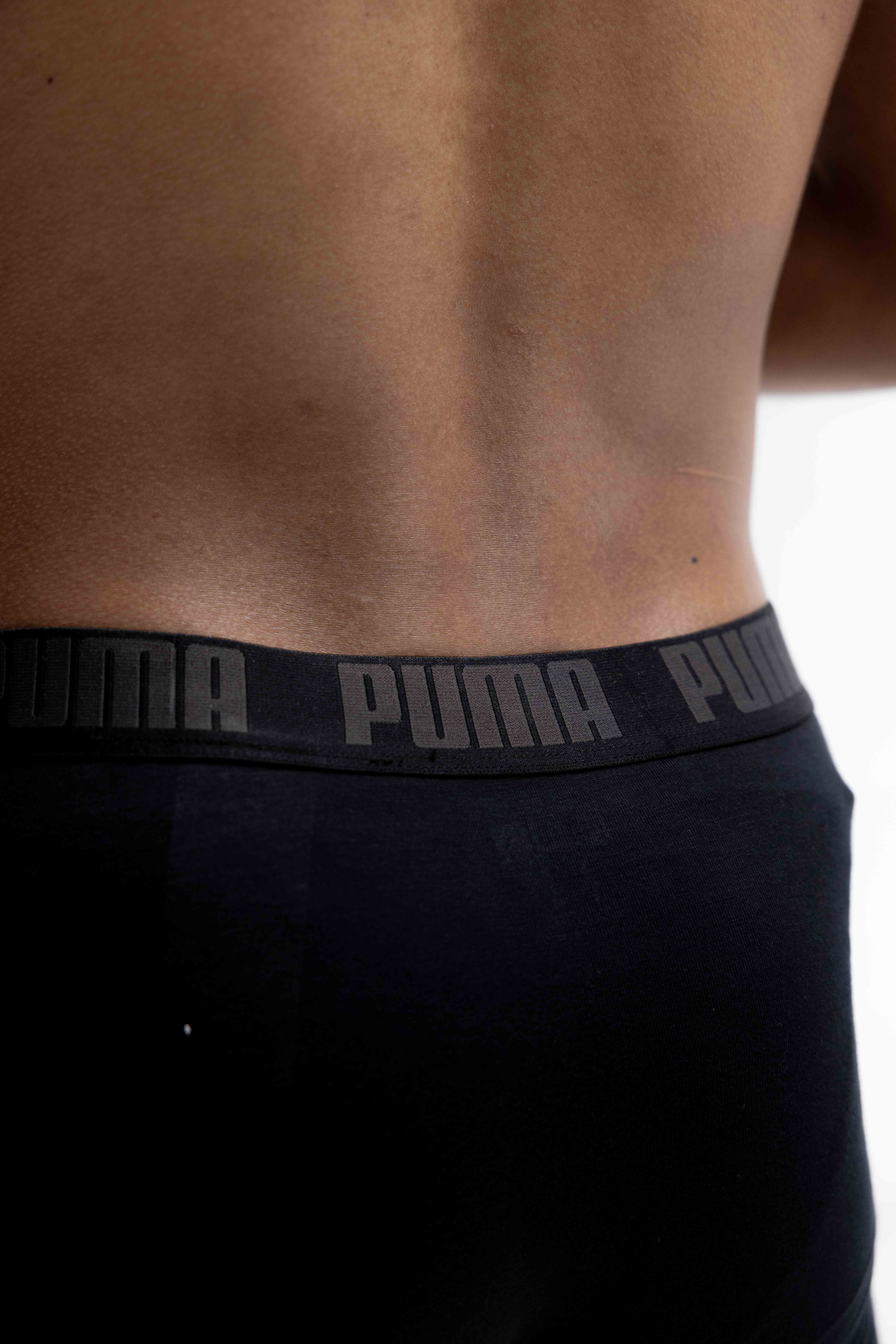 Puma Everyday Basic Boxershort Heren 6-Pack Zwart/Zwart