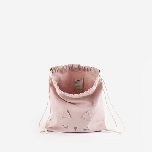 Mochila De Lona V. Things Animales Con Cierre De Asas De Cordón