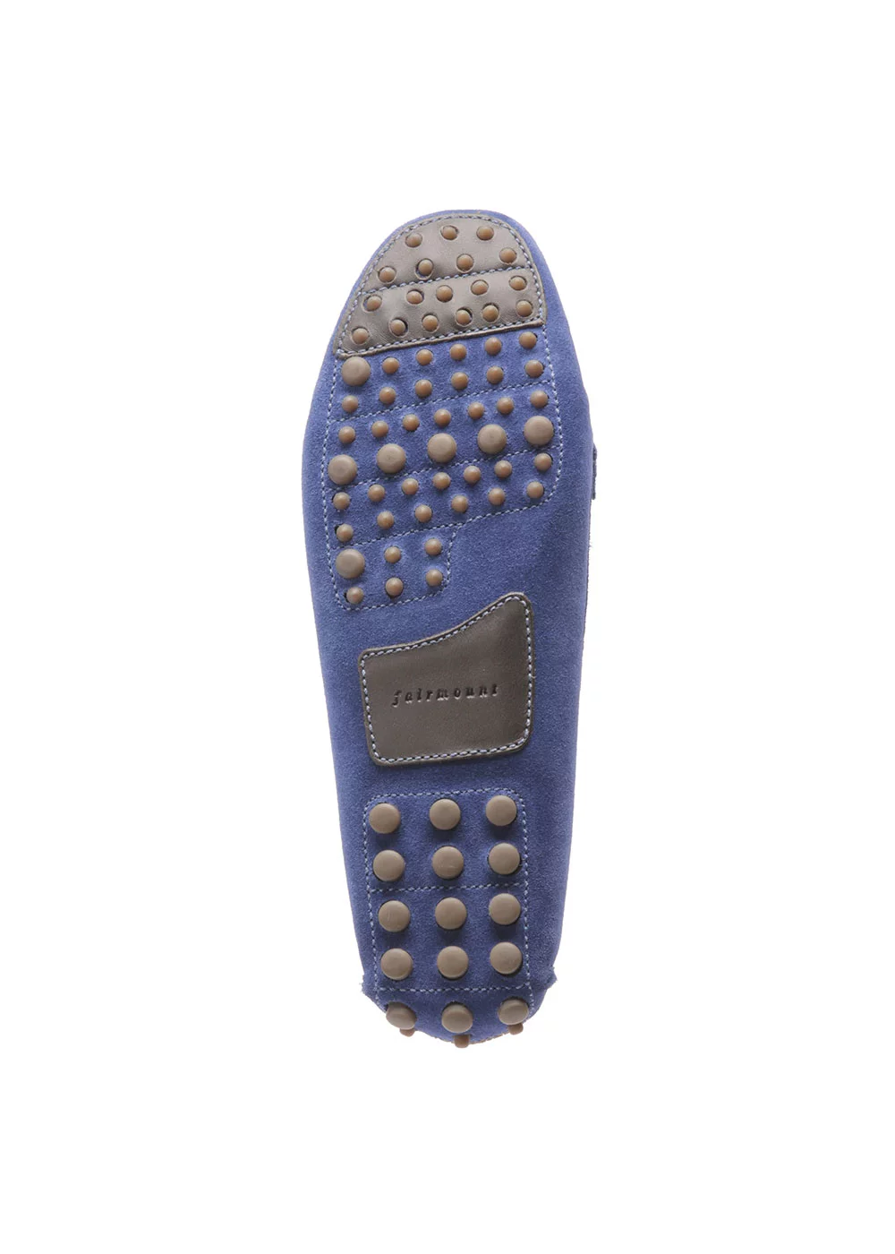 MOCASSIN ROUND DRIVER VELOURS SAPHIR