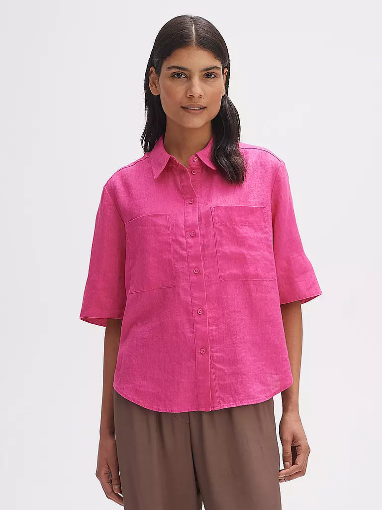 OPUS Leinenbluse FILALIA pink