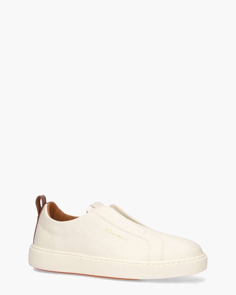 Santoni 61224 Wit Damessneakers