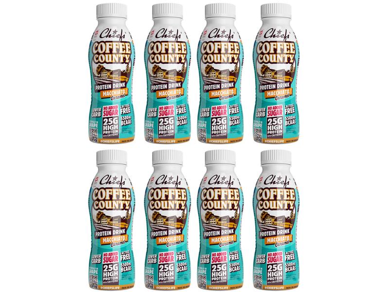 Chiefs Protein Drink Coffee County Laktosefreier Protein-Milchdrink