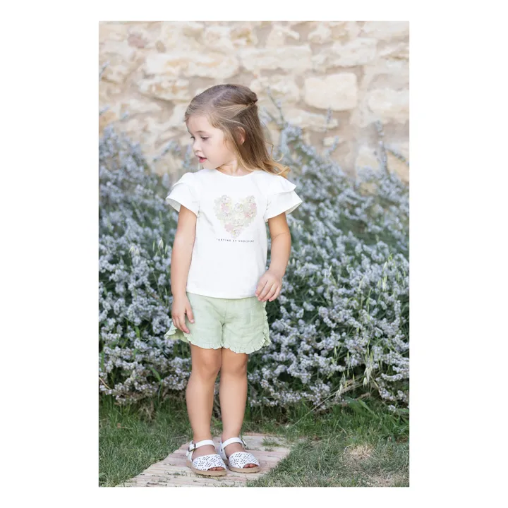 Tartine et Chocolat Short en Lin | Sauge
