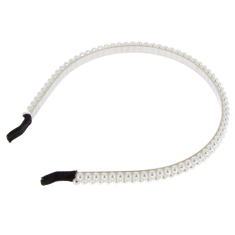 Serre tête à perles 2 rangés