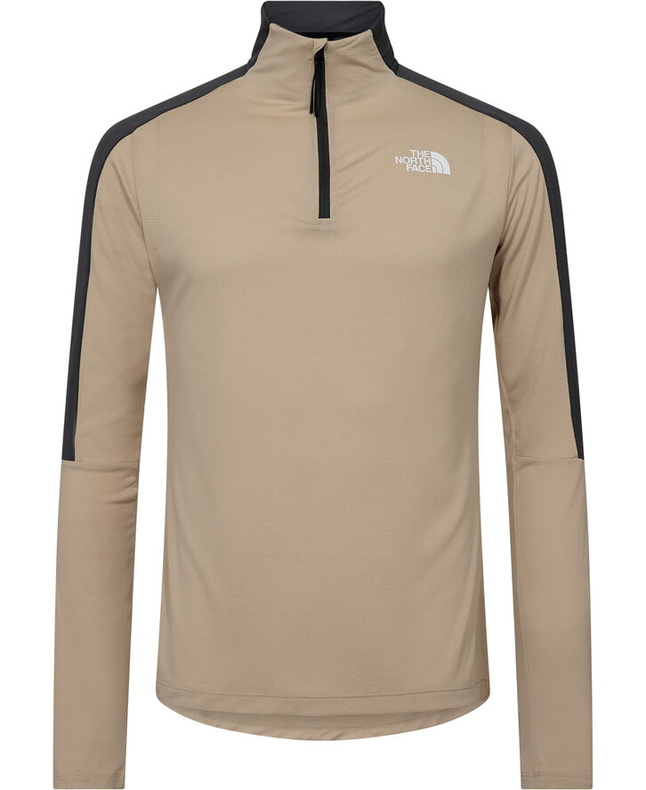The North Face M MA 1/4 ZIP LS TEE GRANITE SAND/AN Granite sand/an