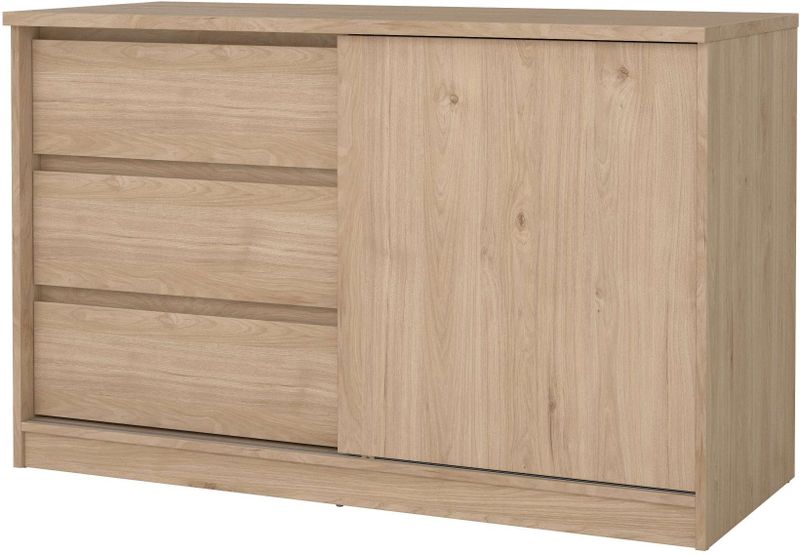 Dressoir Luna - Eiken - 119x76x50 cm