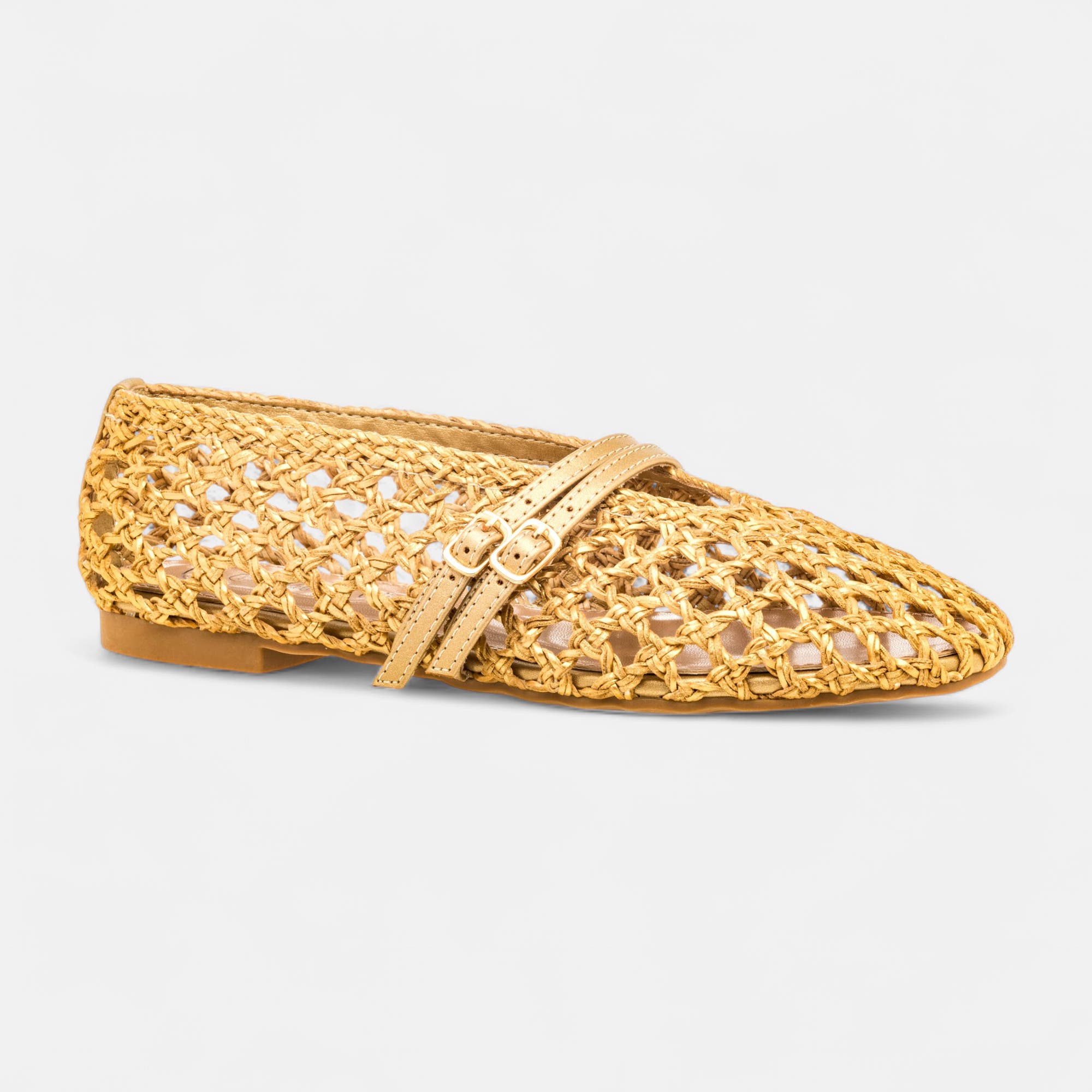 Ballerines Femme or