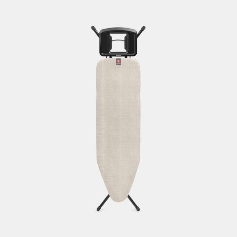 Strijkplank B, 124x38 cm, solide strijkerhouder - Denim Grey