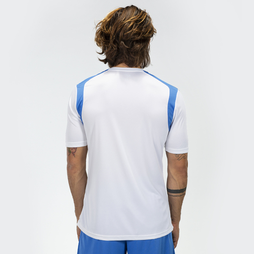 Camiseta Manga Corta Joma Championship V Blanco Royal