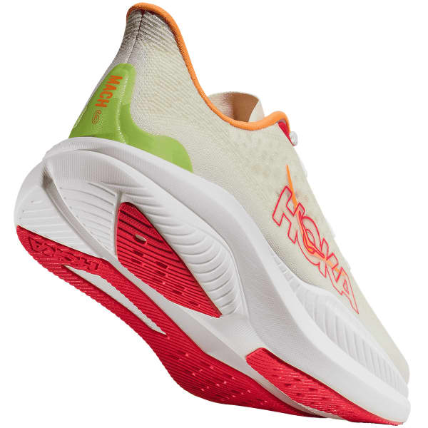 Chaussure running HOKA ONE ONE MACH 6 W WHITE / LETTUCE