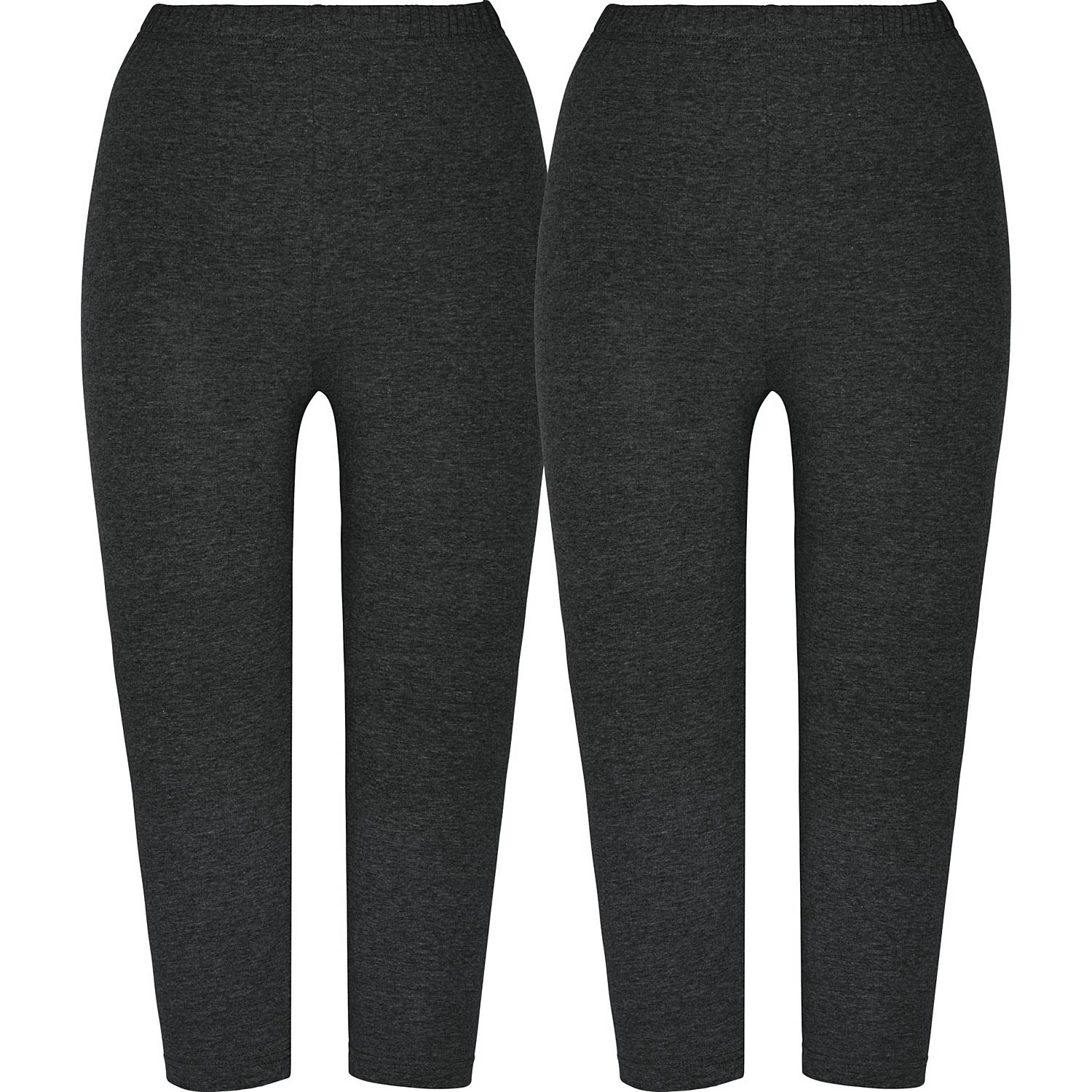 REDBEST Single-Jersey Damen-Capri-Leggings im 2er-Pack