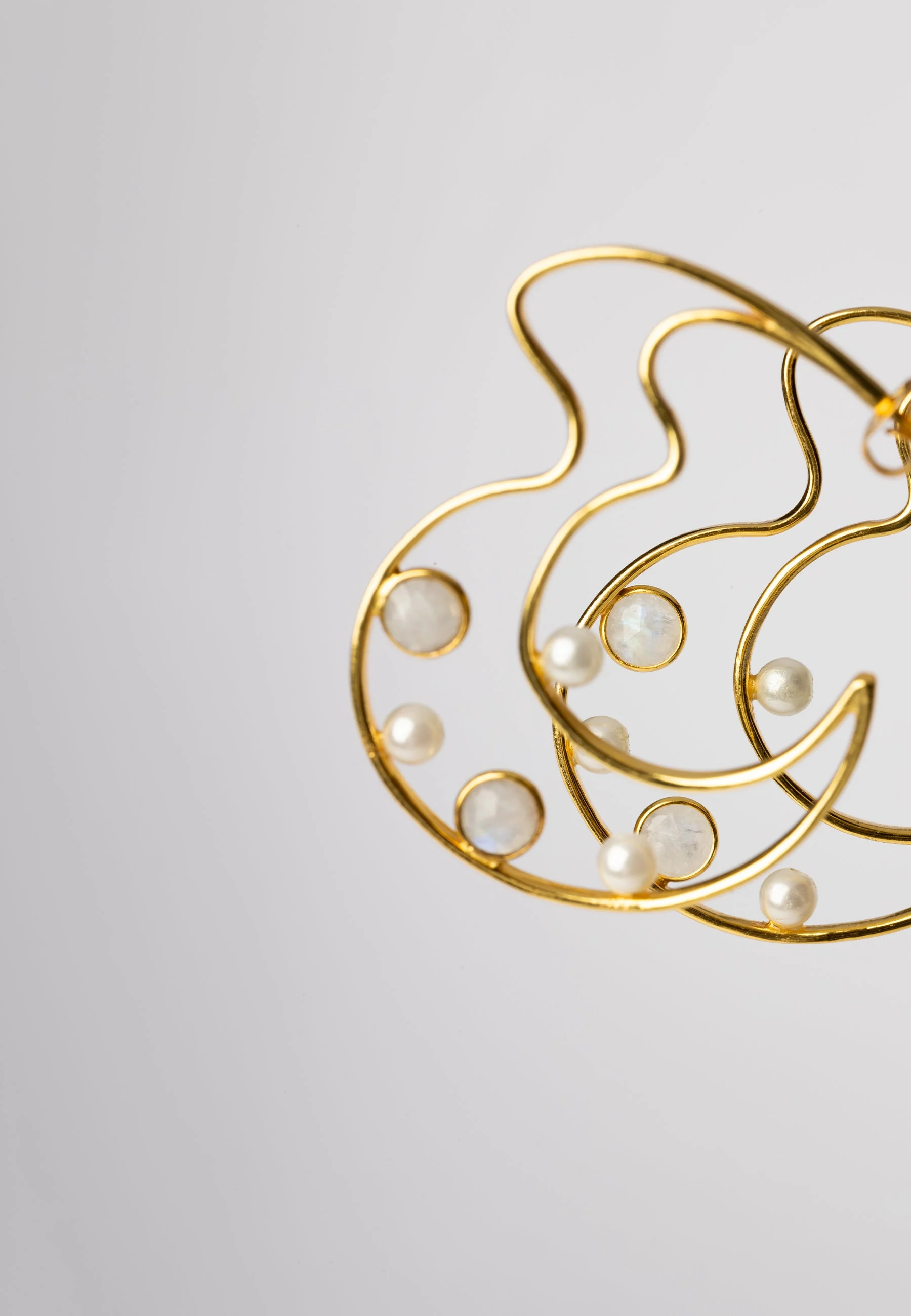 BOUCLES D'OREILLES LYRA - Boucles d'oreilles lyra | Blanc