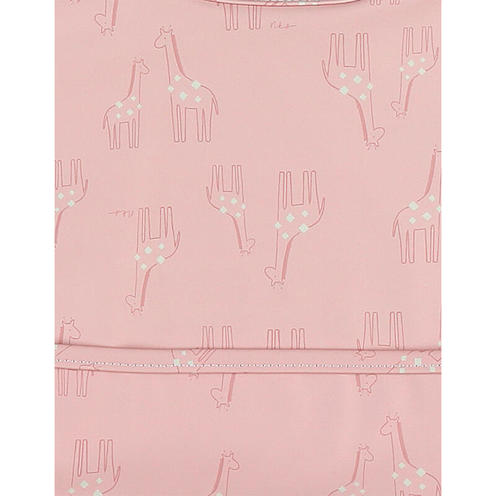 Mix & Match Bavoir toile cirée rose - NOUKIE 'S