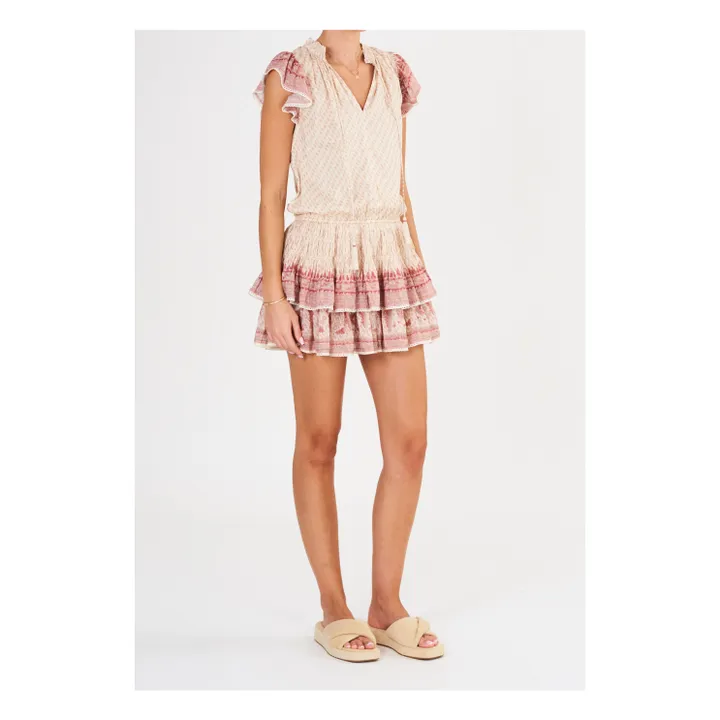 M.A.B.E. Robe Volants Ode | Rose poudré