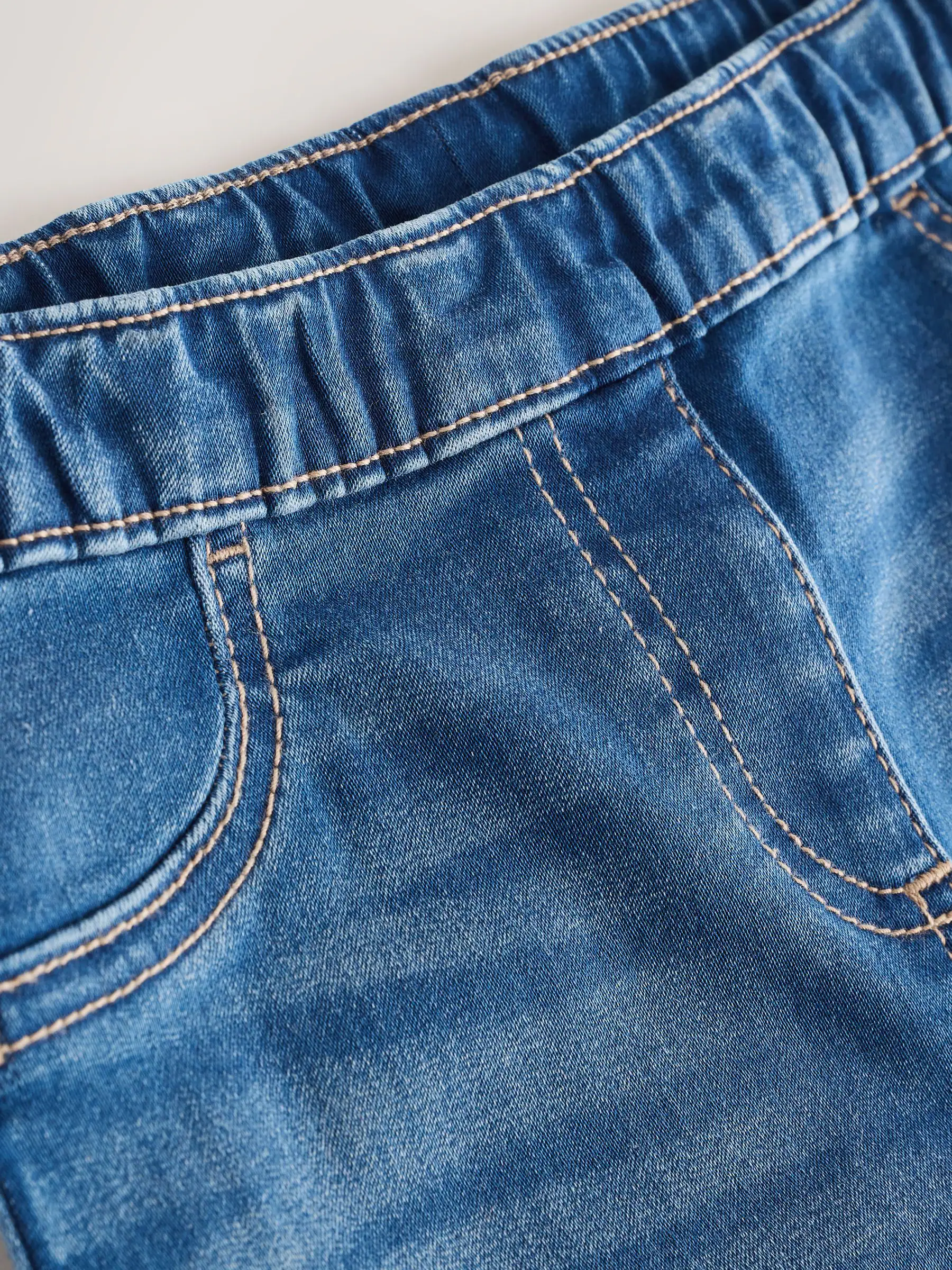 Normaal blauw - Pull-on flare jeans (3-16jr)