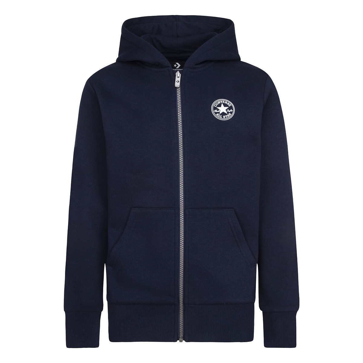 CONVERSE<br>Moletom com zíper em molton