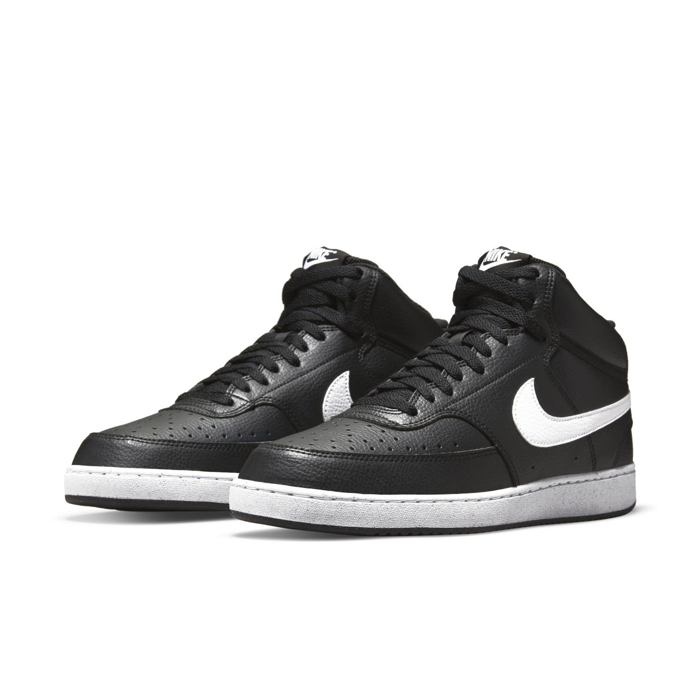 Nike Court Vision Mid Next Nature Sneakers Zwart Wit