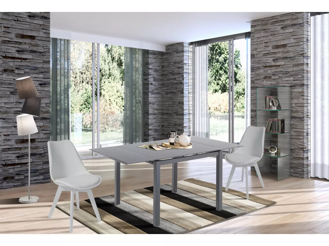 Table extensible LUBBOCK GREY