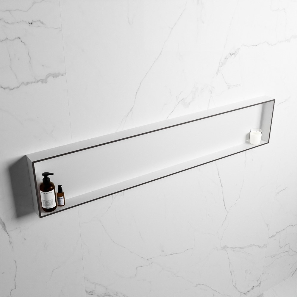Mondiaz Easy nis 150x30x8cm 1 vak dark grey/talc