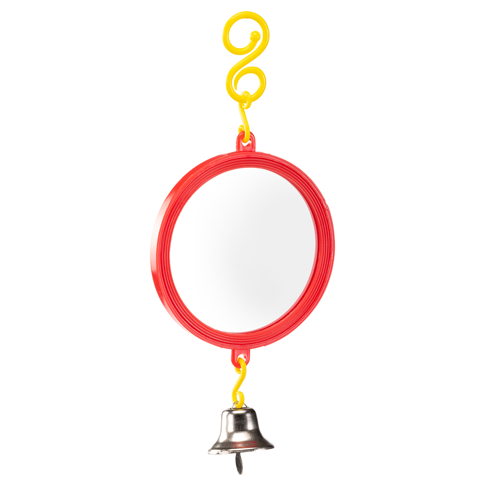 Accessoires pour cages à oiseaux ferplast jouet pa 4212 miroir coloré