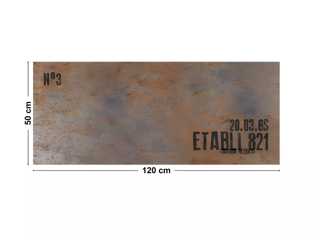 Tapis Vinyle Médium l 50xL120cm - Full Metal - Vinyle