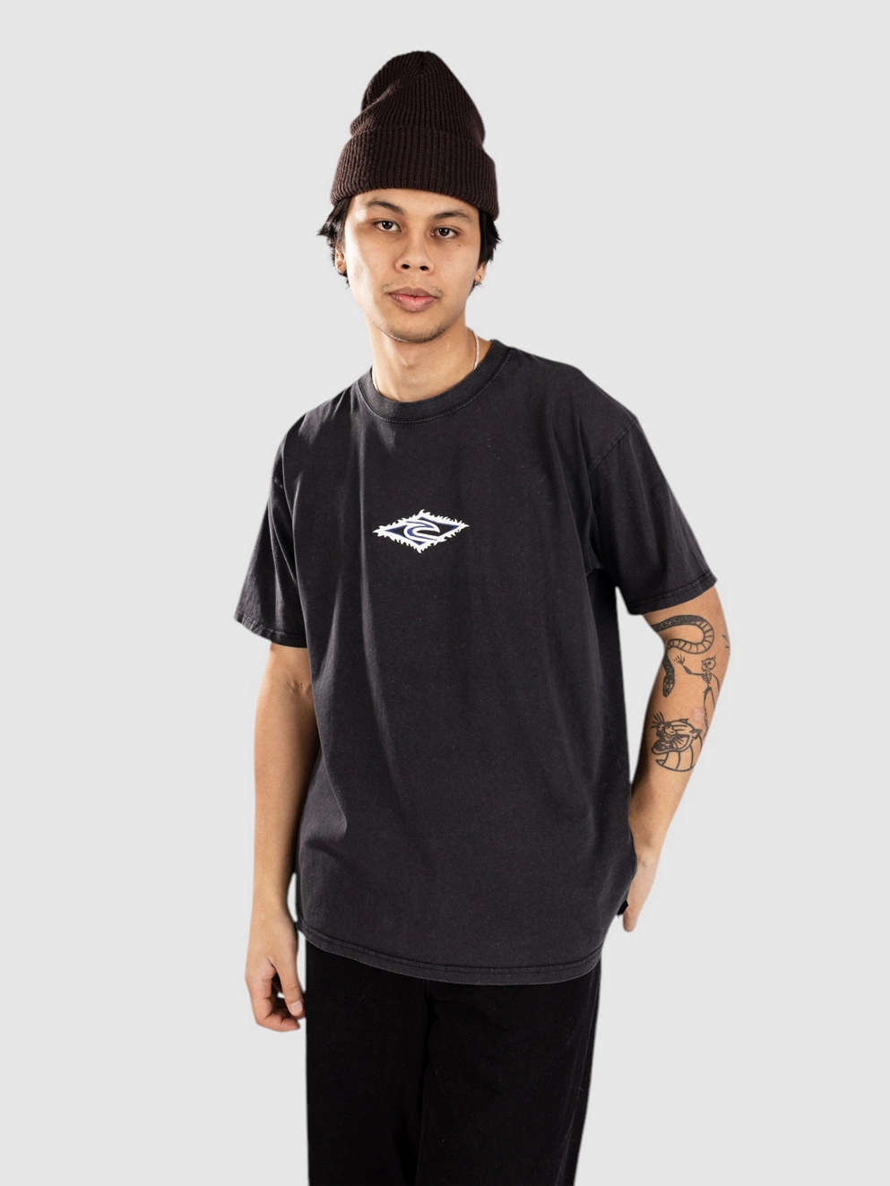 Rip Curl Raw Energy Sloth T-Shirt black