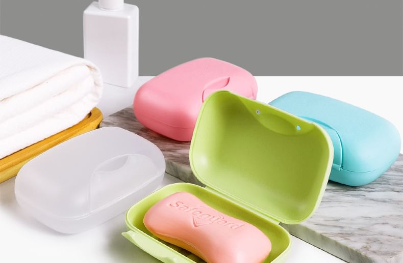 opholyee - Eenvoudig plastic reiszeepdoosje (verschillende ontwerpen)