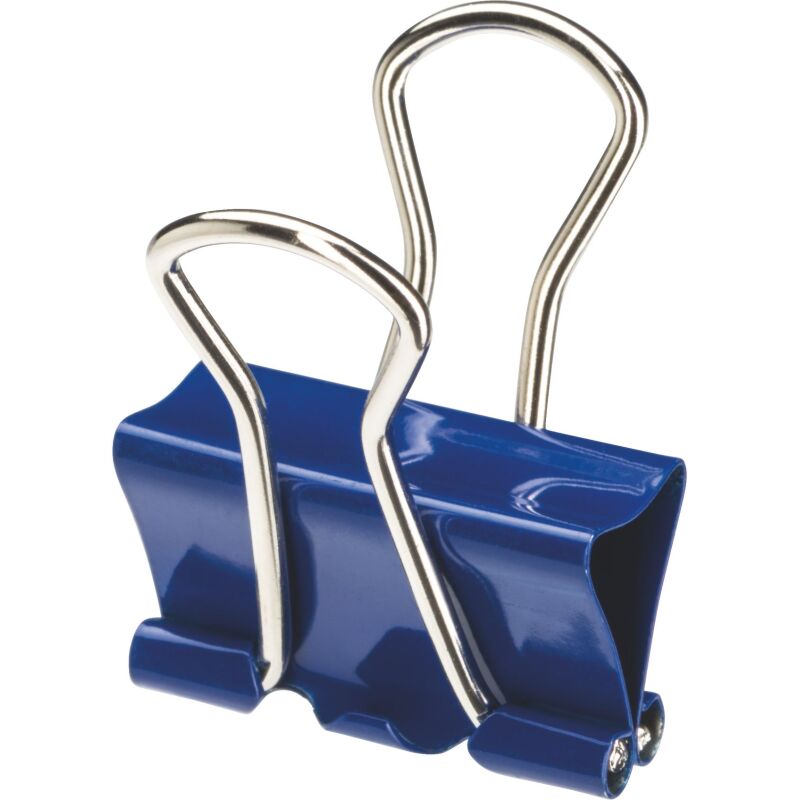 Pince double clip couleurs assorties - Boîte de 10
