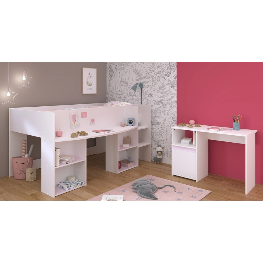 Parisot Kinderzimmer Set 2tlg Pirouette 17  Weiß Weiß