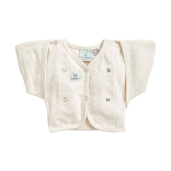 Ergopouch Cocoon Butterfly Cardi Oatmeal Marle 0-3mnd