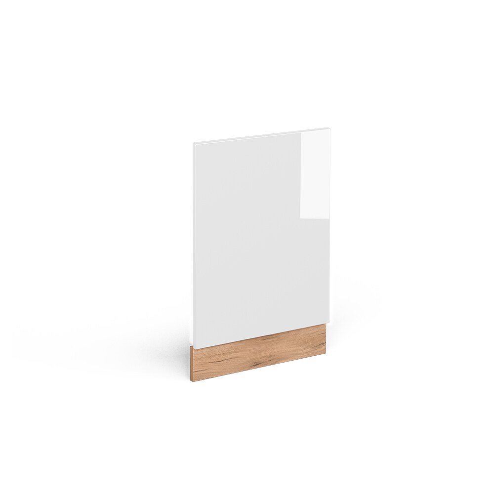 Vicco Geschirrspülerfront Blende Küchenzeile R-Line 45 cm Goldkraft Weiß