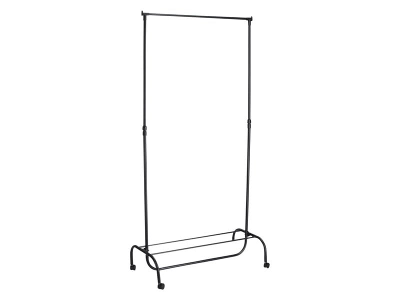 Zeller Present Garderobenständer 86 x 43 x 108-175 cm, Schw Kleiderständer