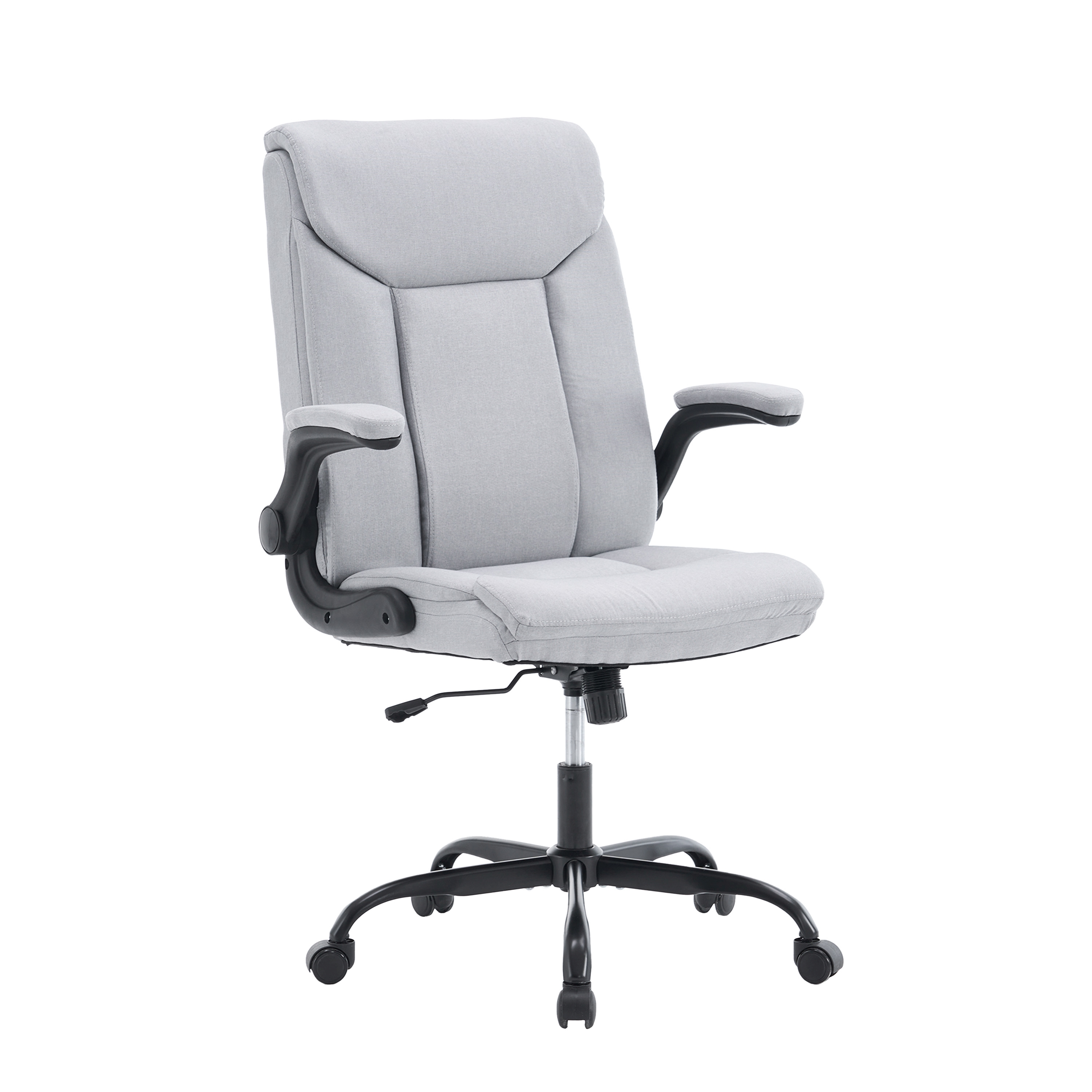 Bürostuhl Leinen OPTIMUS grau