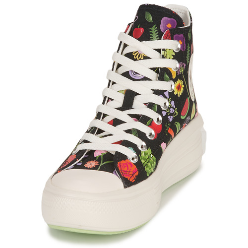Converse - CHUCK TAYLOR ALL STAR MOVE-FESTIVAL- JUICY GREEN GRAPHIC - Noir / Multicolore