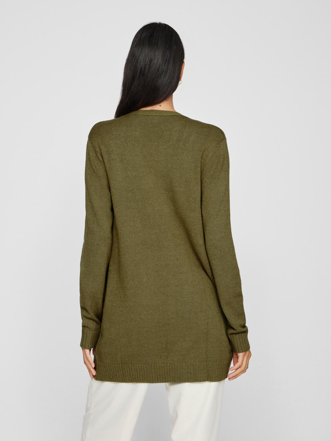 Vila  Viril Open Knit cardigan - Capulet Olive