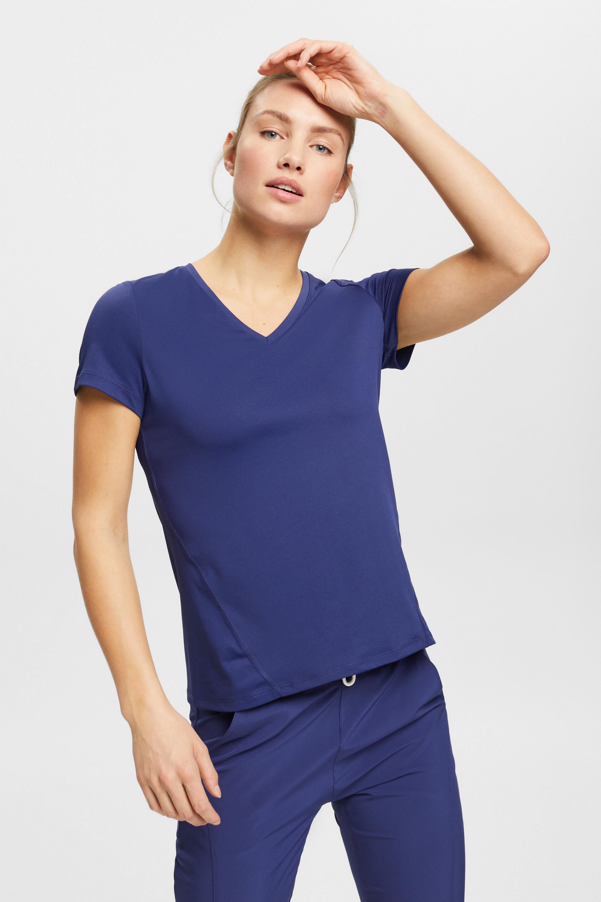 T-shirt de sport à encolure en V