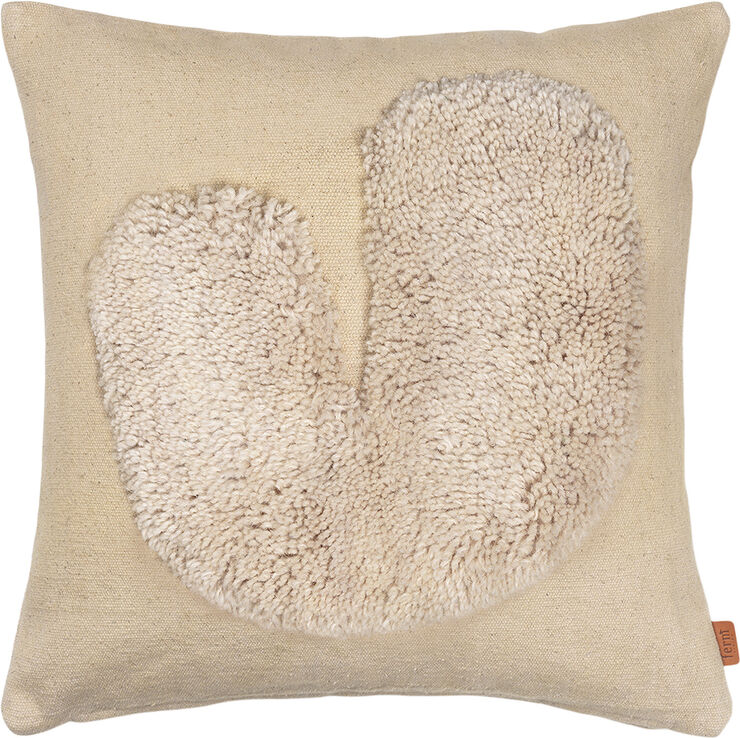 ferm LIVING Lay Cushion - Sand/Off-white Sand / off-white