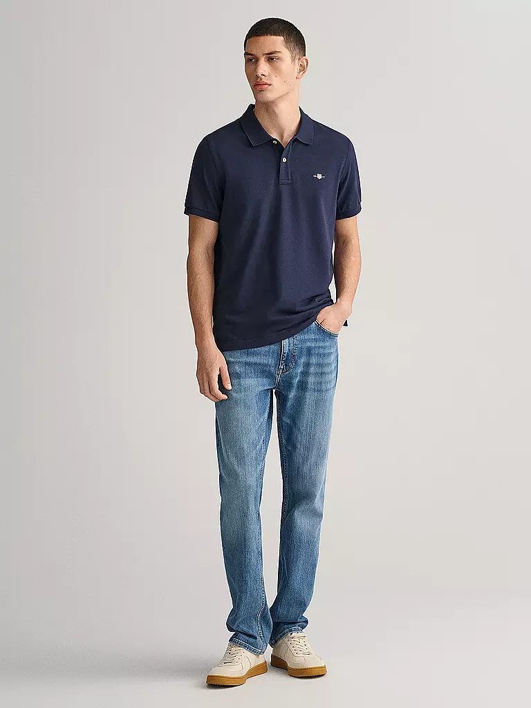 GANT Poloshirt Regular Fit dunkelblau