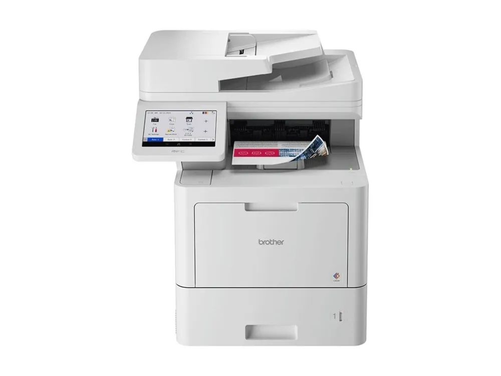 Brother MFC-L9630CDN - Multifunktionsprinter - farve - laser - A4/Legal (medie) - op til 40 spm (kopiering) - op til 40 spm (udskriver) - 620 ark - 33.6 Kbps - Gigabit LAN, USB 2.0, USB vært, NFC