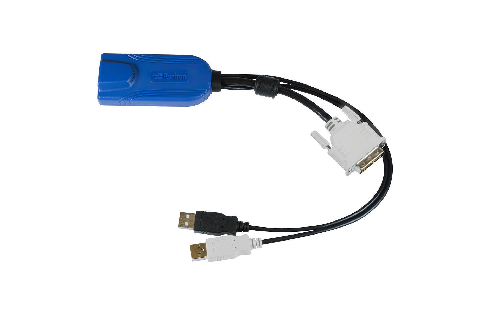 KVM-Kabel D2CIM-DVUSB-DVI<br>Leistungsvermittlungsstelle mit Remote-Management auf BIOS-Ebene