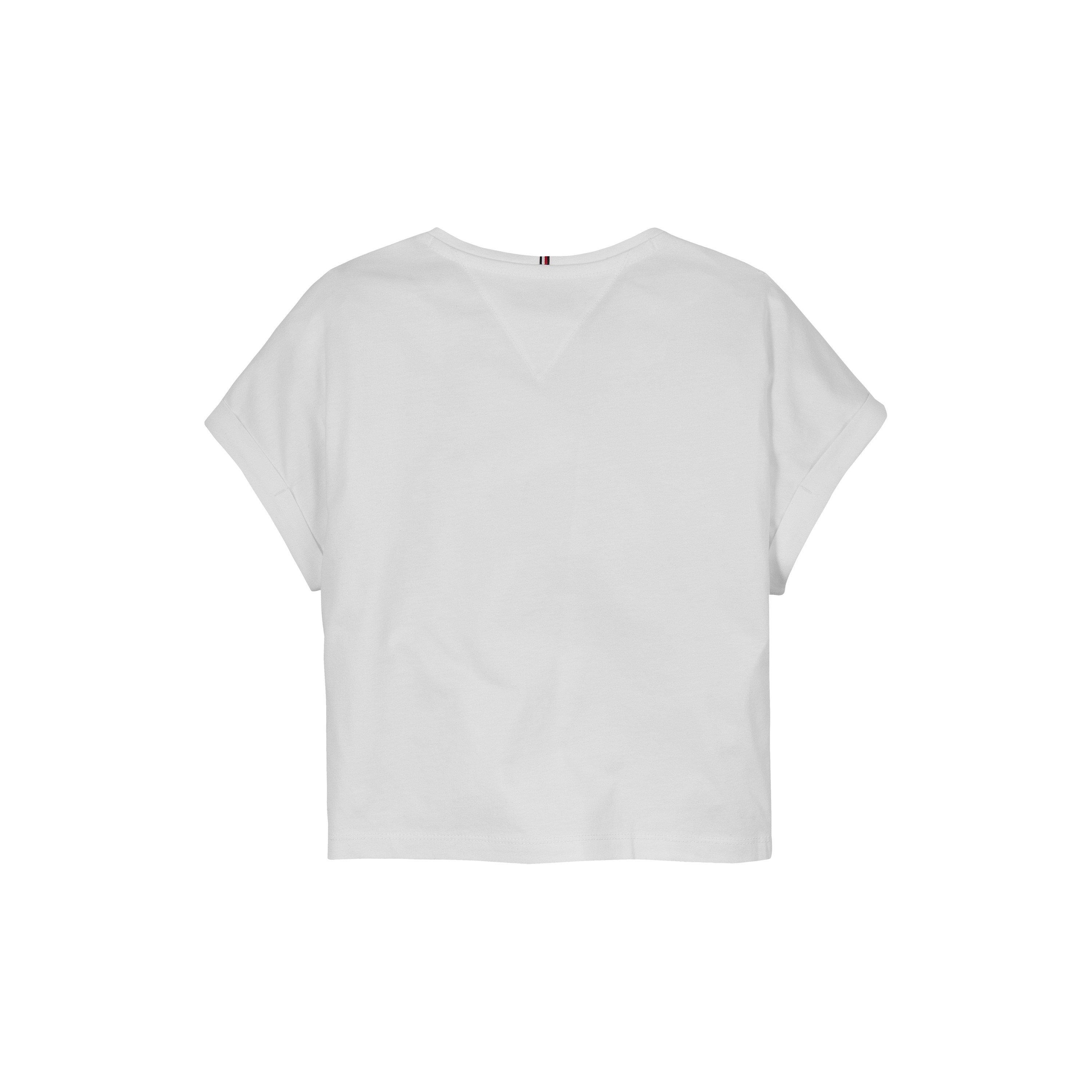 Tommy Hilfiger HILFIGER SEQUINS FLAG TEE SS