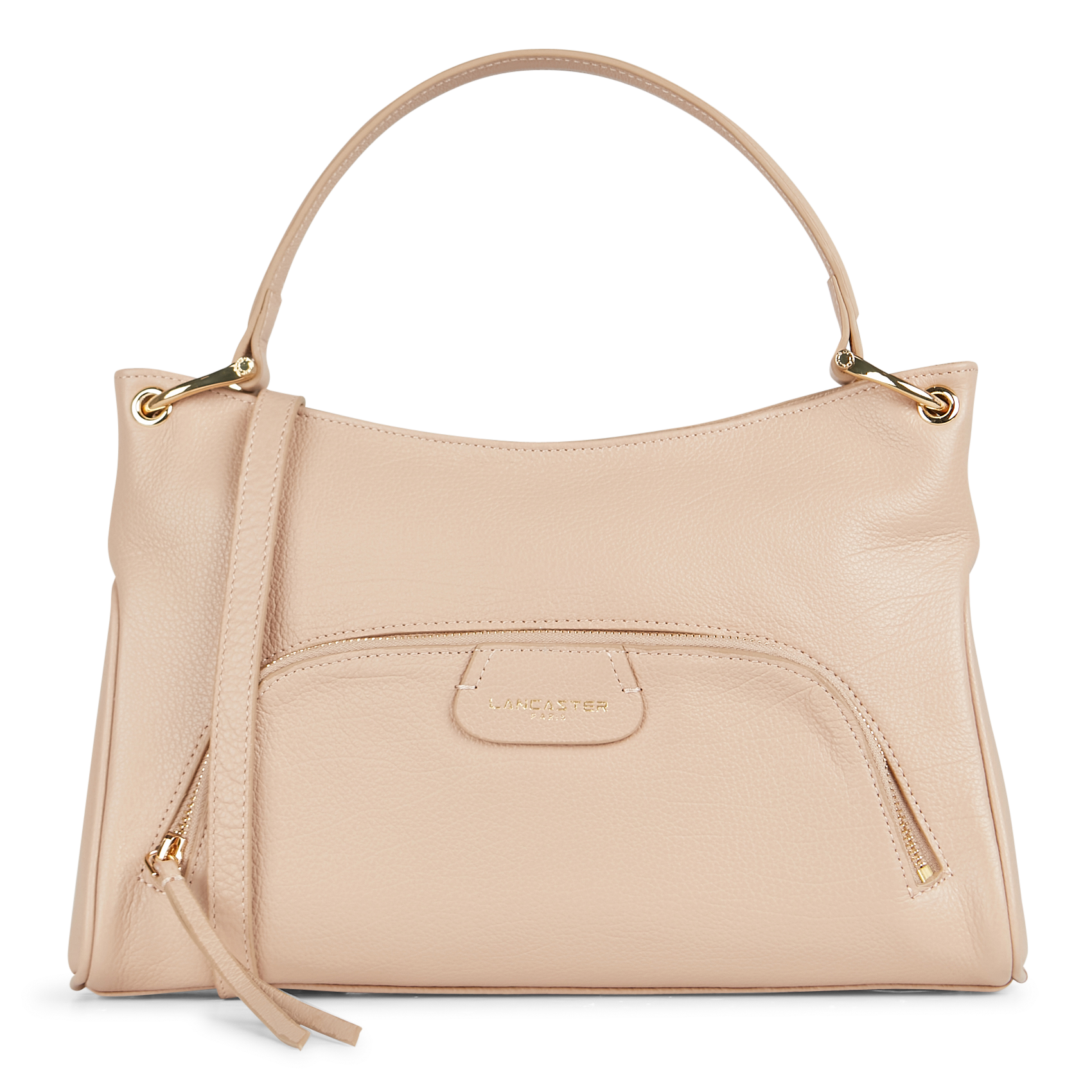 DUNE - Sac à main en cuir grainé | Beige