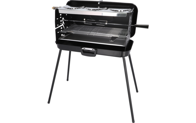 Berger 3-Flammen Koffergasgrill Schwarz