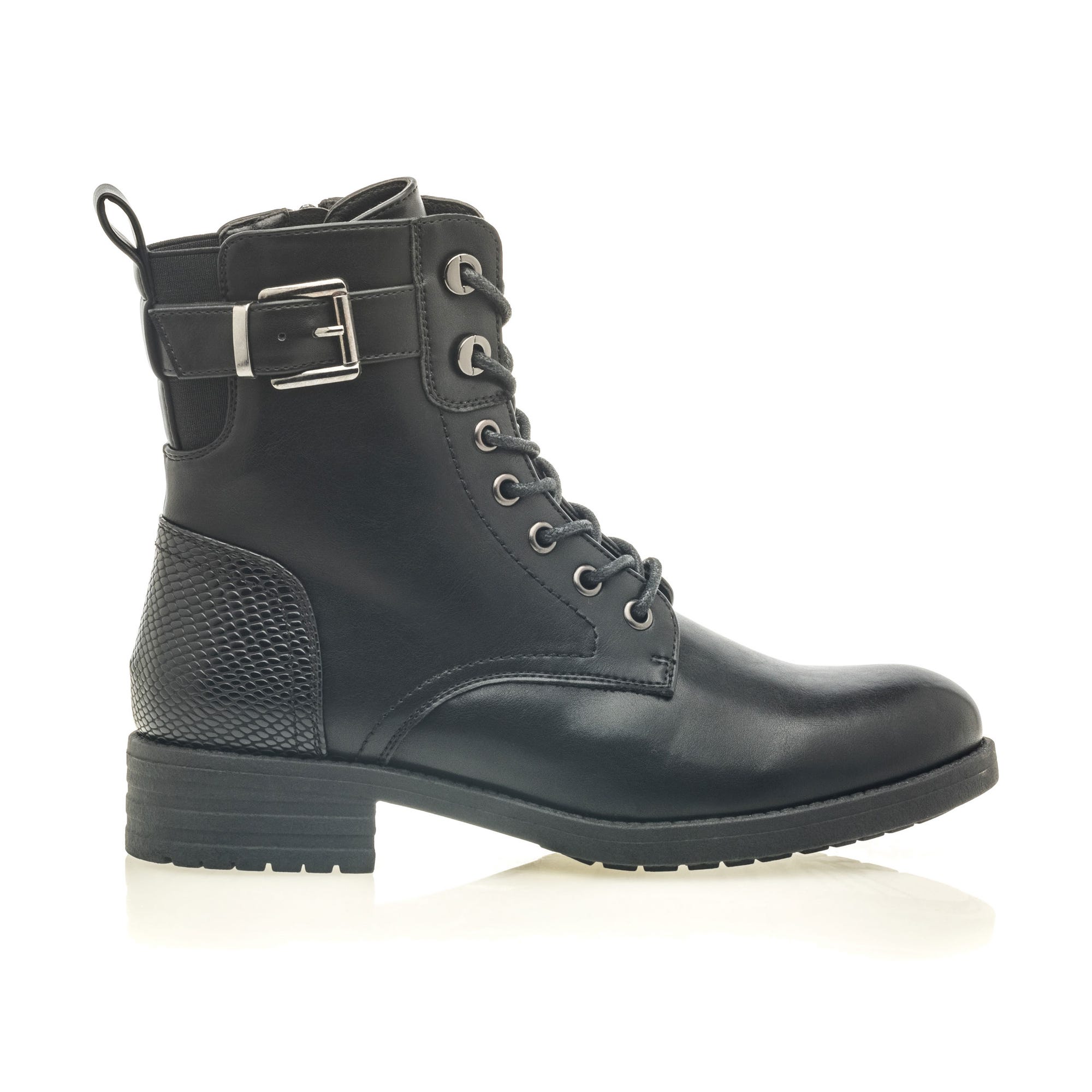 Bottines à lacets Femme noir
