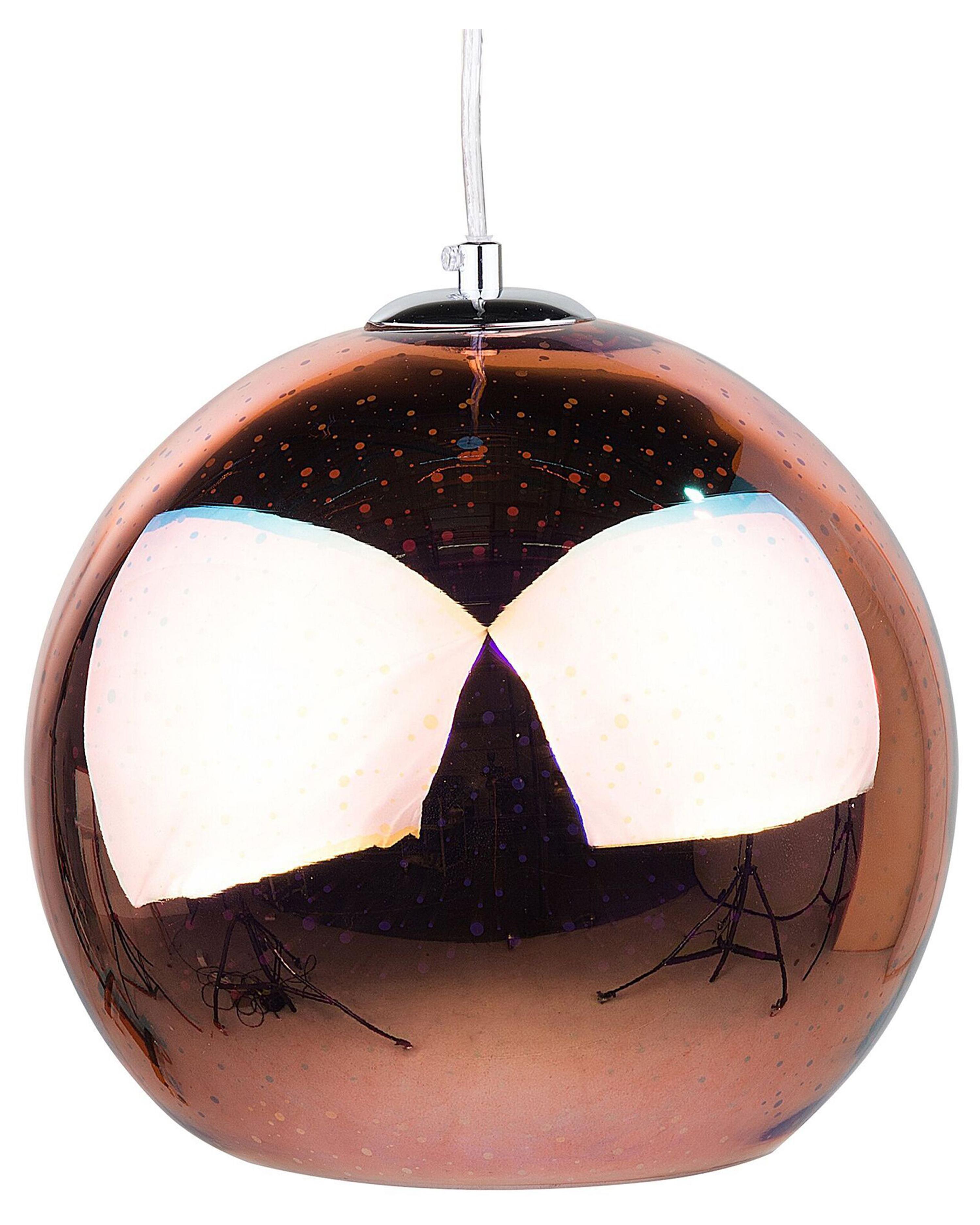 Hanglamp SESSERA Glas Koper