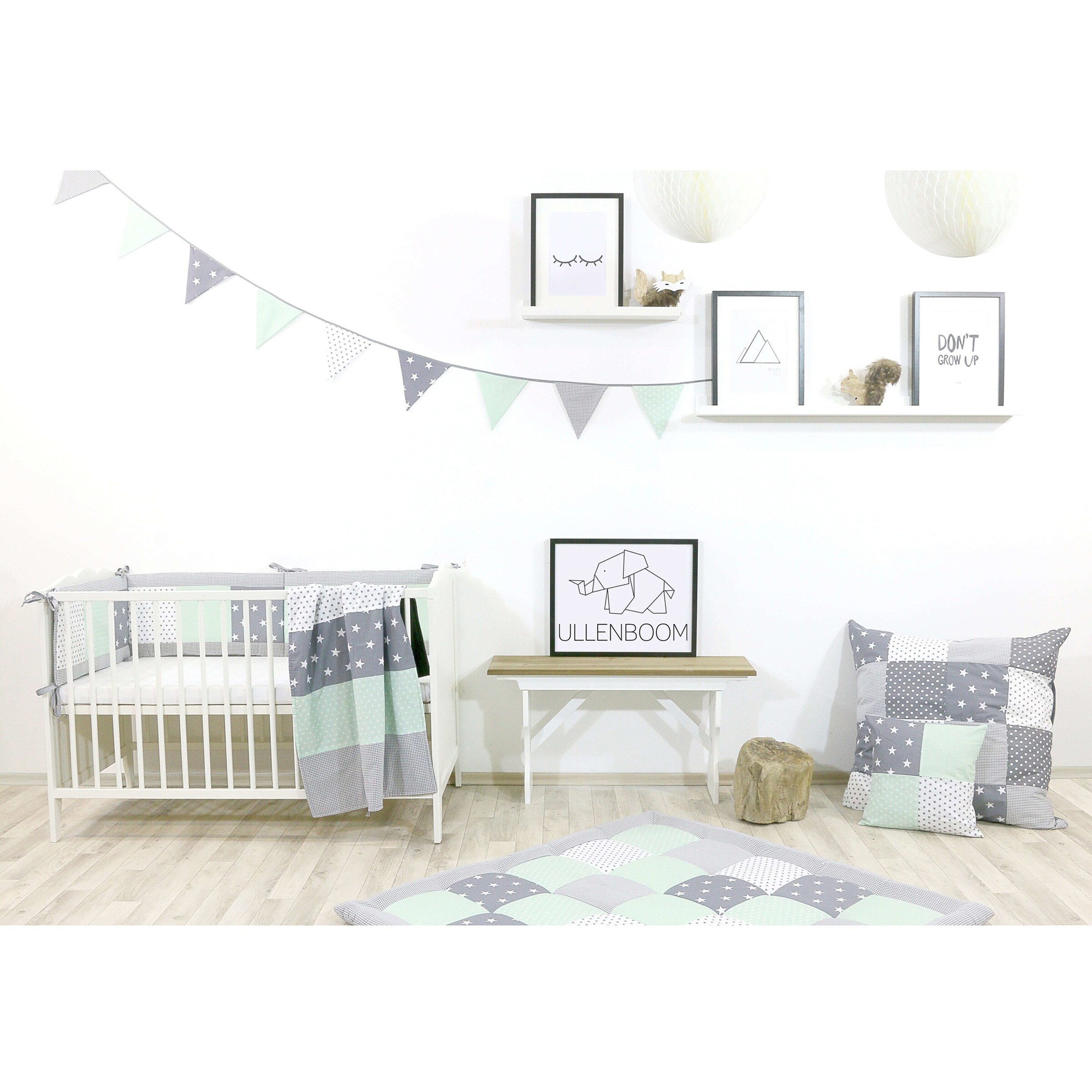 Ullenboom Nestchenschlange 300 cm mint / grau