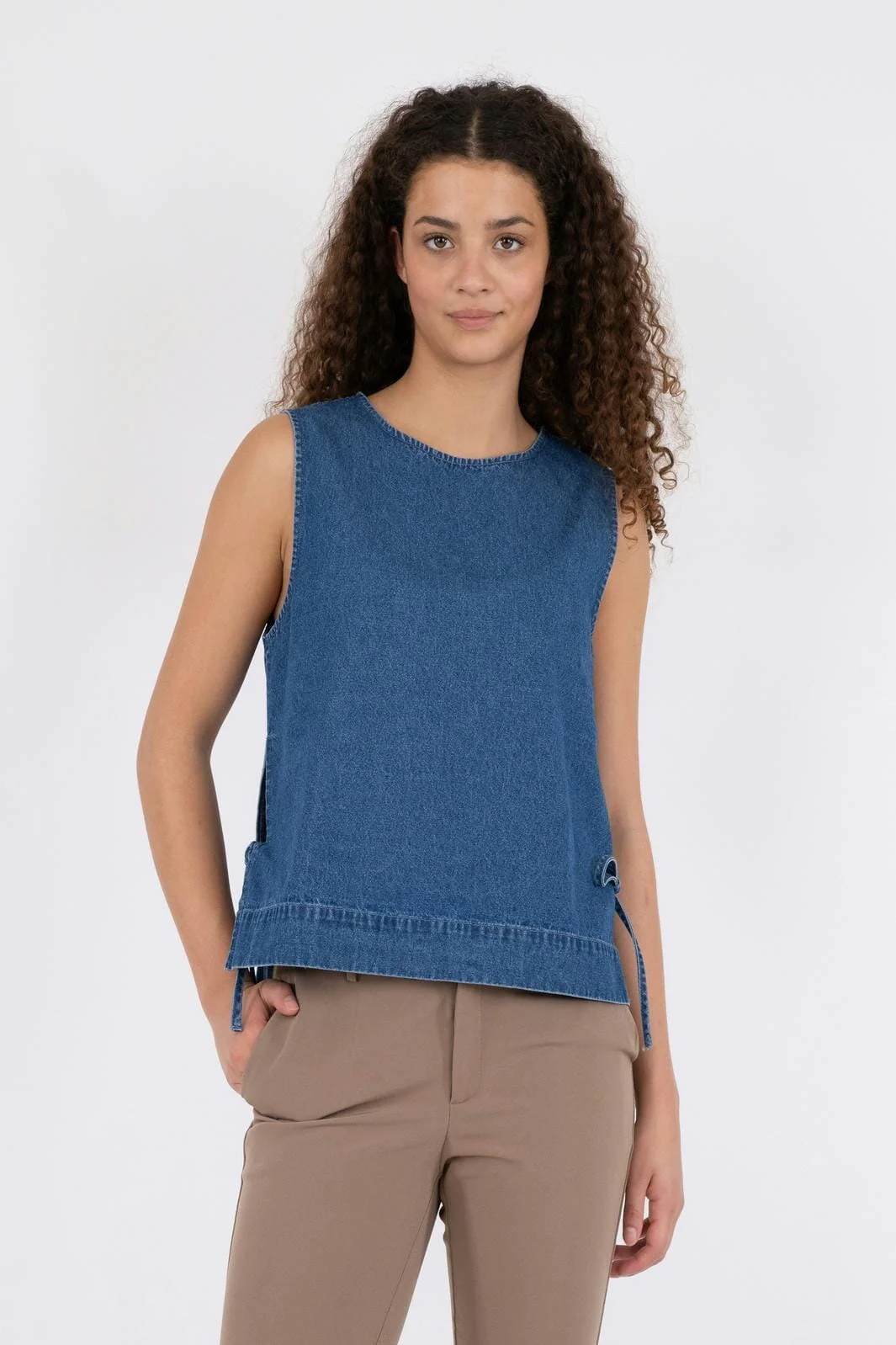 Neo Noir Svetlana Denim Top