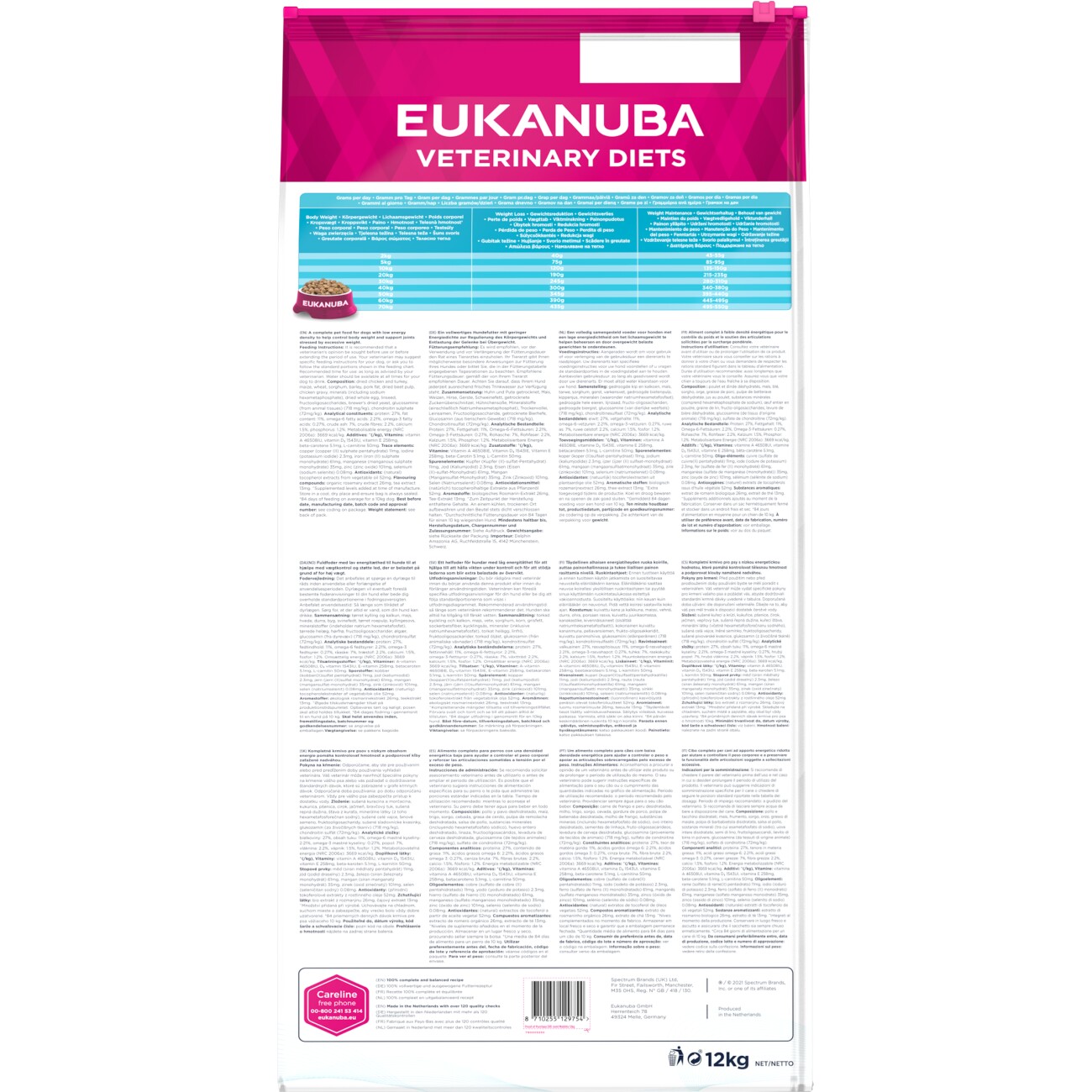 EUKANUBA Veterinary Diet Trockenfutter Hund Joint Mobility Adult 12 kg