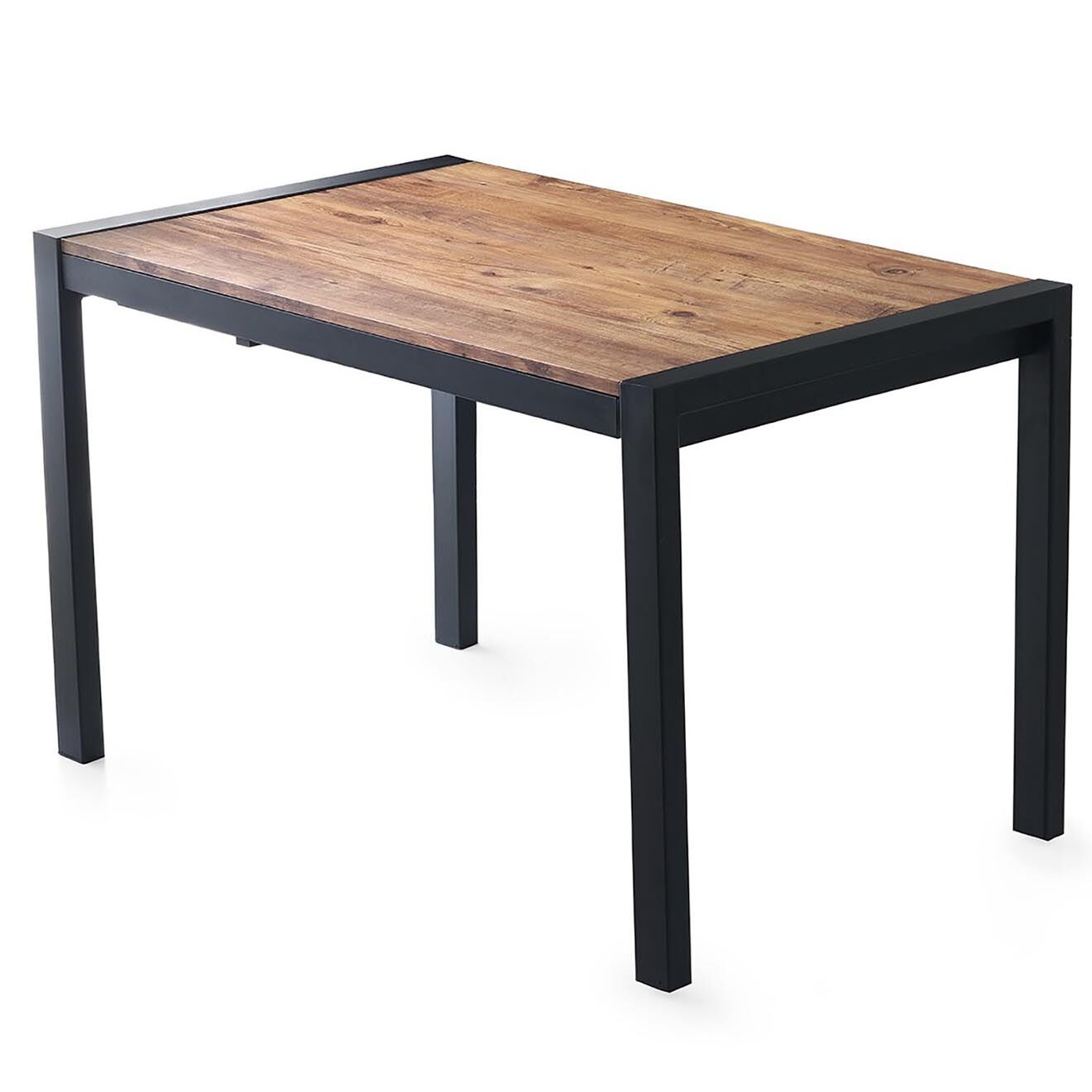 Wooden Art Table de salle à manger silva beige - 120-187x75x74 cm
