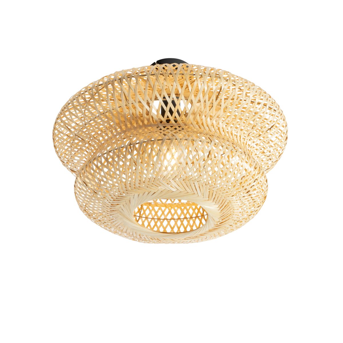 Oosterse plafondlamp bamboe - Ostrava Double